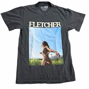 FLETCHER Graphic Band Tee Women’s Small Black Tour Concert Shirt